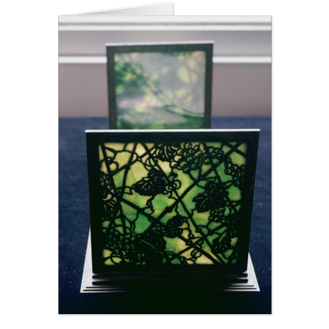 アールヌーボーのブックエンド、Tiffanyのスタジオ、c.1894 (正面)