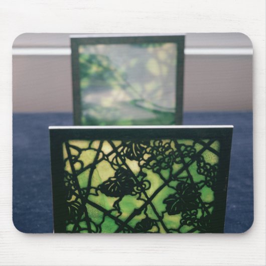 アールヌーボーのブックエンド、Tiffanyのスタジオ、c.1894 マウスパッド (正面)