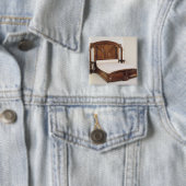 アールヌーボーのベッド1900年 缶バッジ (インサイチュ)