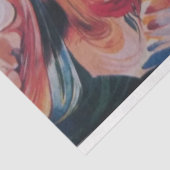 アールヌーボーのポスターレディーデクページ 薄葉紙 (詳細)