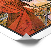 アールヌーボーのポスター:ミュシャ- West End Review ポスター (角)