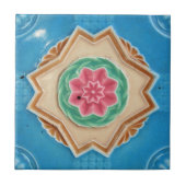 アールヌーボーのマジョリカタイル タイル (正面)