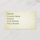 アールヌーボーのヴィンテージのスタイルの名刺 名刺 (裏面)