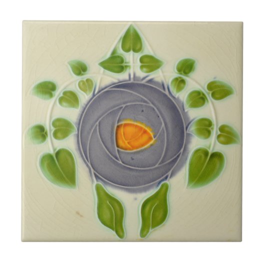 アールヌーボーのヴィンテージのデザインのBacksplashのタイル2のサイズ タイル (正面)