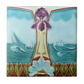 アールヌーボーのヴィンテージのデザインのBacksplashのタイル2のサイズ タイル (正面)