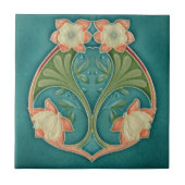 アールヌーボーのヴィンテージの設計特微のタイル2のサイズ タイル (正面)