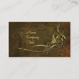 アールヌーボーの優雅 名刺