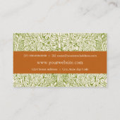 アールヌーボーの景色の名刺 名刺 (裏面)