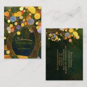 アールヌーボーの木々インテリアデザイン 名刺 (正面/裏面)