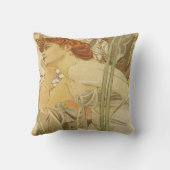 アールヌーボーの枕 クッション (裏面)