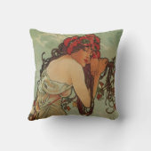 アールヌーボーの枕 クッション (裏面)