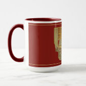 アールヌーボーの片 マグカップ (左)