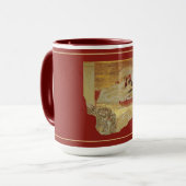 アールヌーボーの片 マグカップ (正面左)