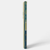 アールヌーボーの猫と花 SAMSUNG GALAXYケース (裏面横)