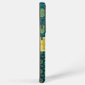 アールヌーボーの猫と花 SAMSUNG GALAXYケース (右側面)