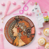 アールヌーボーの美しい ペーパープレート (パーティー)