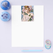 アールヌーボーの花付き婦人 チラシ (シングル)