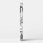 アールヌーボーの花鳥の継ぎ目のないスタイル Case-Mate iPhoneケース (裏面 / 左)