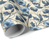 アールヌーボーの花：エレガントフローラ・エレガンス ラッピングペーパー (ロールコーナー)