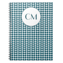 アールヌーボーの花（青）