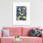 アールヌーボーの蝶のポチョワール キャンバスプリント (インサイチュ (リビング))