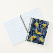 アールヌーボーの蝶のポチョワール ノートブック (内部)