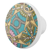 アールヌーボーの装飾的な芸術のクリストファーのドレッサー セラミックノブ (右)