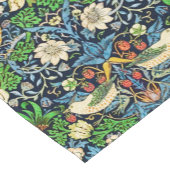 アールヌーボーの鳥および花のタペストリーパターン ショートテーブルランナー (コーナー)