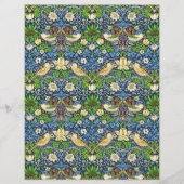 アールヌーボーの鳥花のタペストリー模様 (正面)