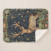 アールヌーボーの鹿 シェルパブランケット (正面(横))