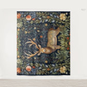 アールヌーボーの鹿 タペストリー (正面)