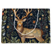 アールヌーボーの鹿 ラージペーパーバッグ (正面)
