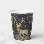 アールヌーボーの鹿 紙コップ (裏面)