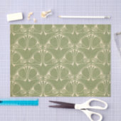 アールヌーボーのdeco、上品、ヴィンテージ、シックなアンティーク、エレガント 薄葉紙 (クラフト)