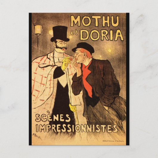 アールヌーボーはがき – Mothu et Dooria ポストカード (正面)