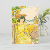 アールヌーボーひまわりの女性 (スタンド正面)