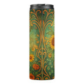 アールヌーボーひまわりガーデンバタフライ タンブラー (裏面)