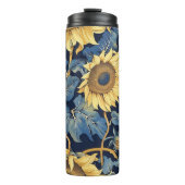 アールヌーボーひまわり タンブラー (正面)