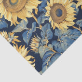 アールヌーボーひまわり – 10ポンド、17インチx23インチ 薄葉紙 (詳細)