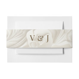 アールヌーボーをテーマ結婚にしたベリーバンド 招待状ベリーバンド