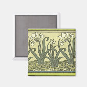 アールヌーボーアイリス – マグネット (正面/裏面)