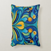 アールヌーボーアクセント枕 アクセントクッション (正面(垂直))