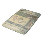 アールヌーボーアトランティス人魚#60バスマット バスマット (アングル)