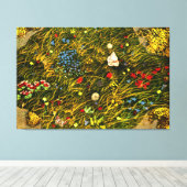 アールヌーボーアルパインメドウ キャンバスプリント (インサイチュ (ウッドフロア))