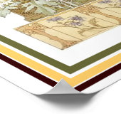 アールヌーボーアルフォンスミュシャアトムヌ12 x 16ウォールアート ポスター (角)