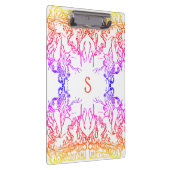 アールヌーボーアルフォンスミュシャサロンカラフル ガーリー クリップボード (右)