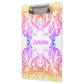 アールヌーボーアルフォンスミュシャサロンカラフル クリップボード (左)