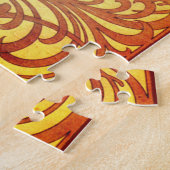 アールヌーボーアルフォンスミュシャドナエレガント女性 ジグソーパズル (側面)