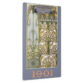 アールヌーボーアルフォンスミュシャフローラアート1901 クリップボード (右)