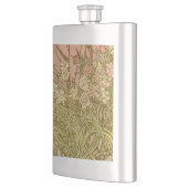 アールヌーボーアルフォンスミュシャフローラカーネーション花 フラスク (左)